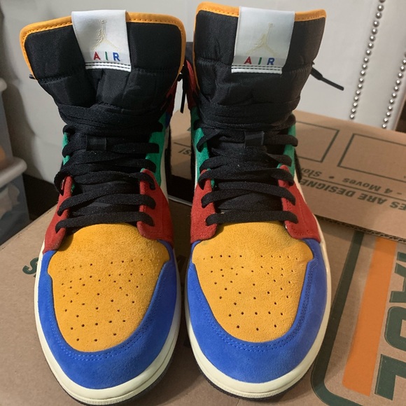 Jordan 1 fearless “ blue great great” shoe - Picture 2 of 8